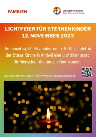 LICHTFEIER F&Uuml;R STERNENKINDER 12.NOVEMBER 2023 (Foto: admin Andwil)